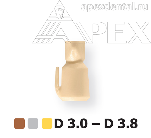 TempBase Cap, размер D 3.0 - 3.8 - колпачок временного абатмента Dentsply Sirona